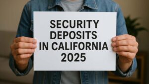 Security Deposits in California 2025